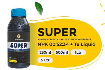 SUPER NPK 00:52:34 (SUSPENSION WITH CHELATED MICRONUTRIENTS NPK 00:52:34 + Te Liquid)